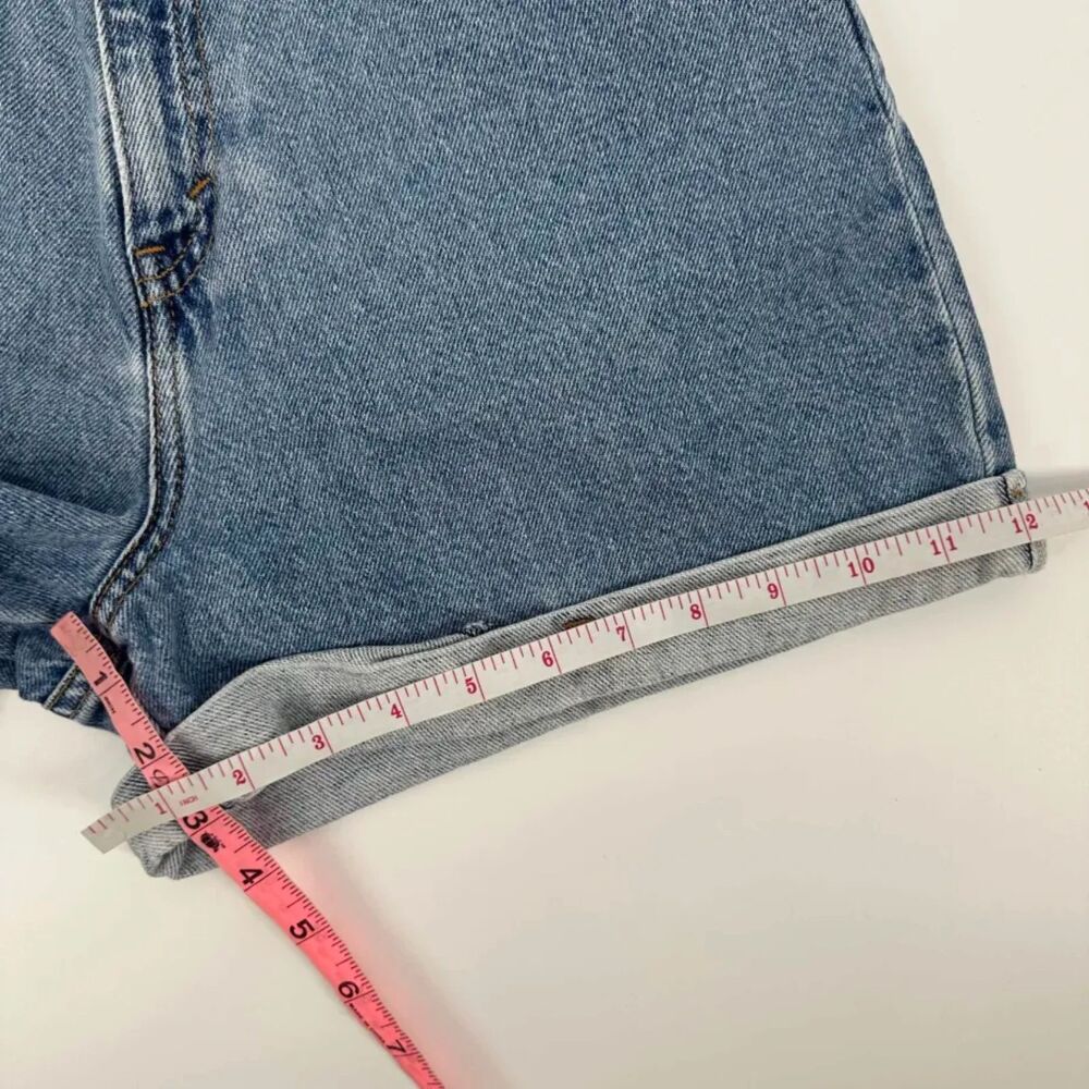 Vintage 90s Levi's Orange tab 37954 Cuffed Shorts Size 9 - Picture 6 of 6